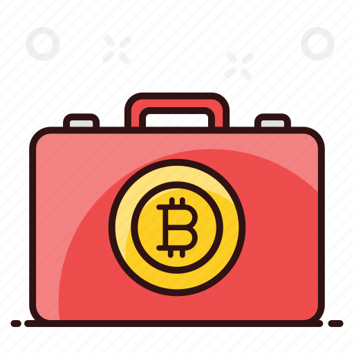 Bitcoin, bitcoin portfolio, blockchain bag, btc briefcase, business bag, documents bag, portfolio icon - Download on Iconfinder