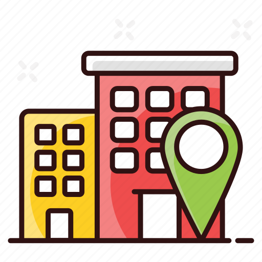 Address, building, building address, city center location, gps, market address, market location icon - Download on Iconfinder