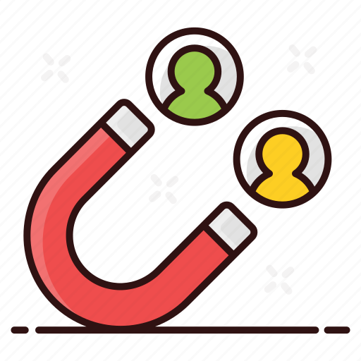 Attract users, attraction, audience engagement, client retention, customer, customer attraction, inbound marketing icon - Download on Iconfinder
