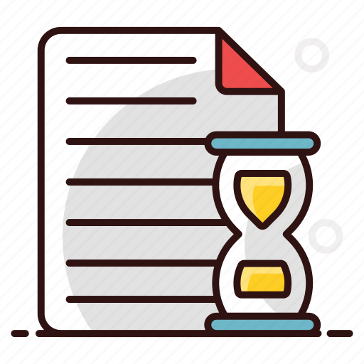 Deadline, due time, file, project, project deadline, timer, work document icon - Download on Iconfinder