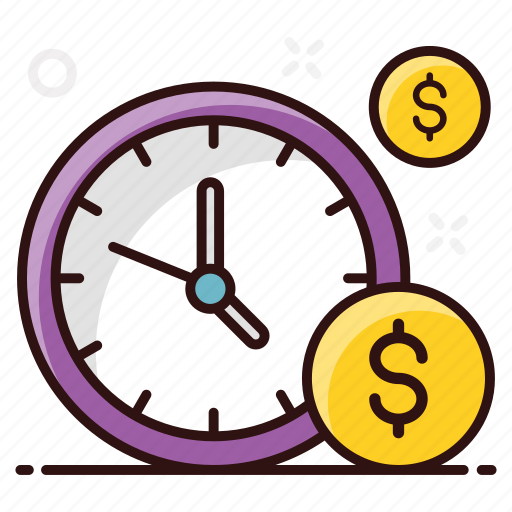 Business time, efficiency, investment, money, productivity, time, time is money icon - Download on Iconfinder