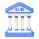 bank, building, finance, illustration 