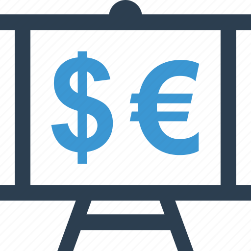 Currency, euro, money, presentation, sign, teach, wealth icon - Download on Iconfinder