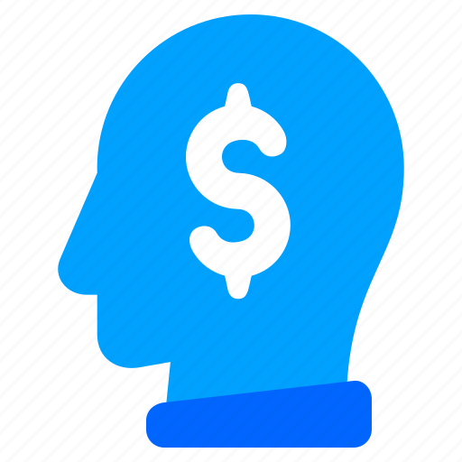 Mindset, money, mind, head, motivation, coin icon - Download on Iconfinder