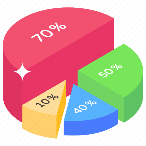 Percentage pie chart, percentage chart, analytics, pie chart, data visualization icon - Download on Iconfinder
