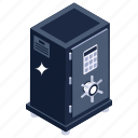 digital locker, cash box, cash vault, bank vault, cash locker 