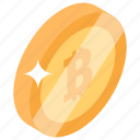bitcoin, cryptocurrency coin, digital currency, btc, coin 