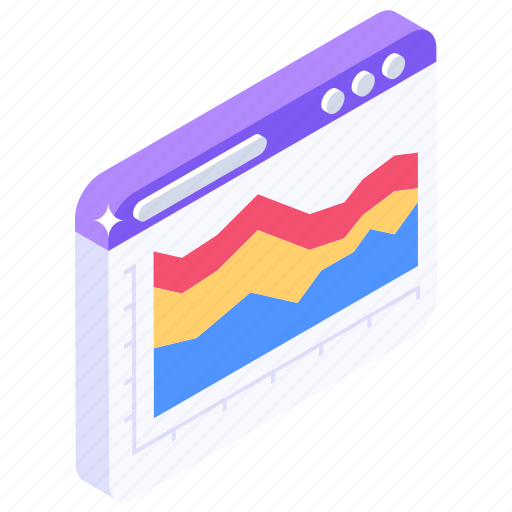 Web analytics, web infographic, web statistics, online data, online graph icon - Download on Iconfinder