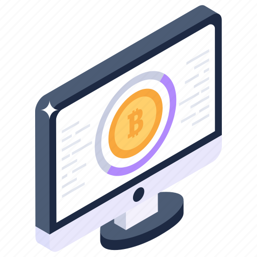 Online bitcoin, blockchain webpage, crypto website, btc website, crypto webpage icon - Download on Iconfinder