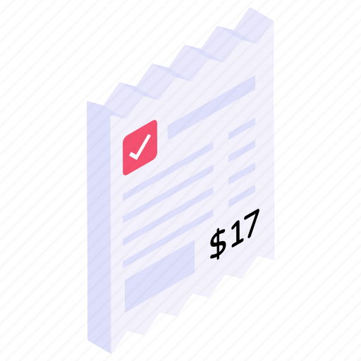 Invoice, business paper, voucher, financial file, bill icon - Download on Iconfinder