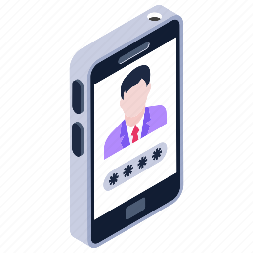 Online user, mobile user, digital media, mobile login, mobile interface icon - Download on Iconfinder