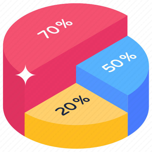 Pie chart, statistical graphic, multi pie chart, pie graph, doughnut chart icon - Download on Iconfinder
