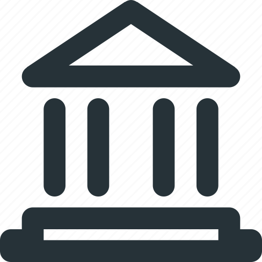 Architecture, bank, greek, headwuarters, institution icon - Download on Iconfinder