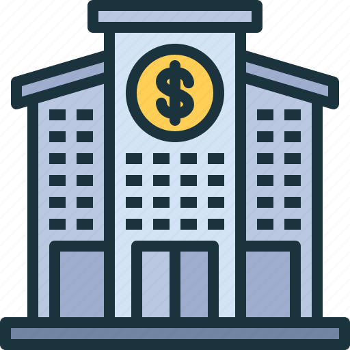 Bank, banking, building, money, finance icon - Download on Iconfinder