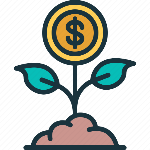 Money, growth, bank, plant, investment icon - Download on Iconfinder