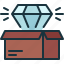 unboxing, diamond, jewel, gift, present 