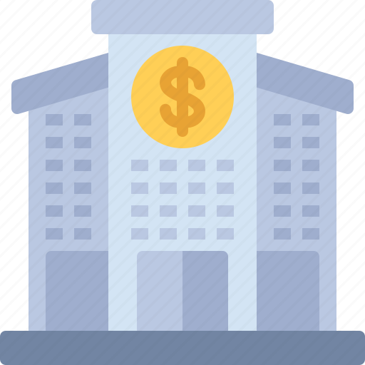 Bank Banking Building Money Finance Icon Download On Iconfinder
