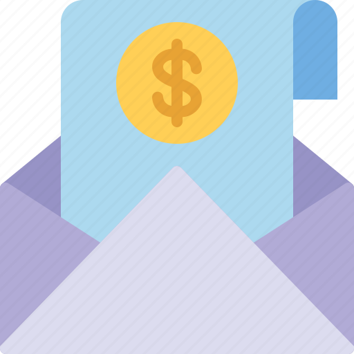 Envelope, earning, money, letter, email icon - Download on Iconfinder