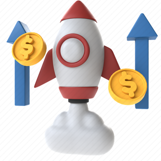 Finance, cash, startup, startupfinance, spaceship, payment 3D illustration - Download on Iconfinder