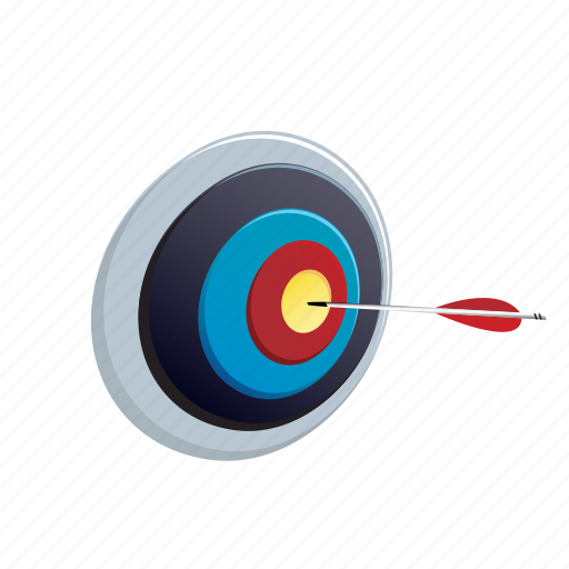 Target, arrow, bullseye, direction, goal icon - Download on Iconfinder