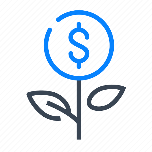 Money, dollar, plant, growth, investment, finance, business icon - Download on Iconfinder
