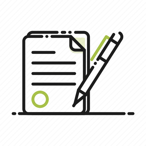 Business, finance, letter, pen, signature, stamp icon - Download on Iconfinder