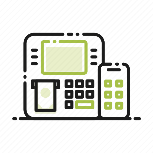 Atm, cellphone, finance, machine, money icon - Download on Iconfinder