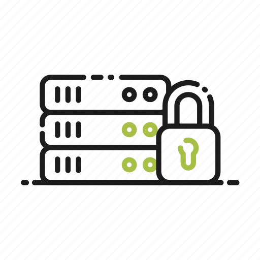 Finance, padlock, payment, protection, security, server icon - Download on Iconfinder