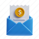 finance mail, mail, dollar, finance, business, message, envelope