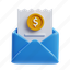 finance mail, mail, dollar, finance, business, message, envelope 