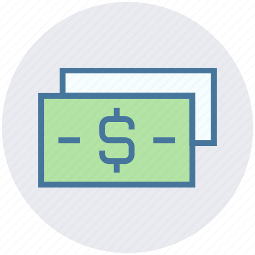 Bill, cash, dollar, dollar notes, money, paper money, payment icon - Download on Iconfinder