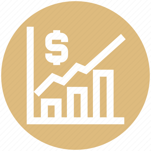 Analysis, chart, currency, dollar sign, earning, finance, graph icon - Download on Iconfinder