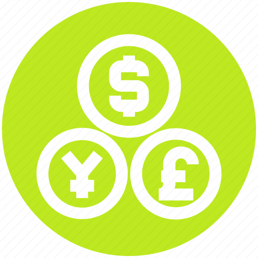 Cash, coins, currency, dollar, euro, exchange, yen icon - Download on Iconfinder