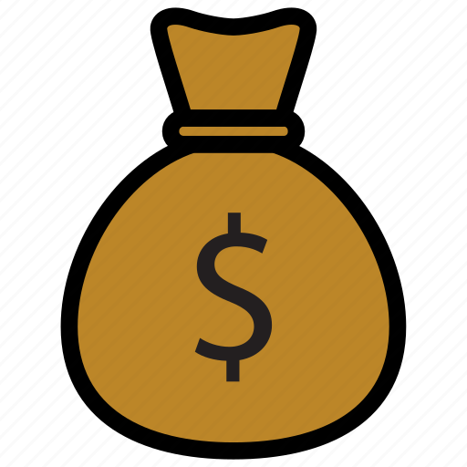 Bag, coins, finance, money icon - Download on Iconfinder