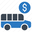 automobile, currency, dollar, van, vehicle