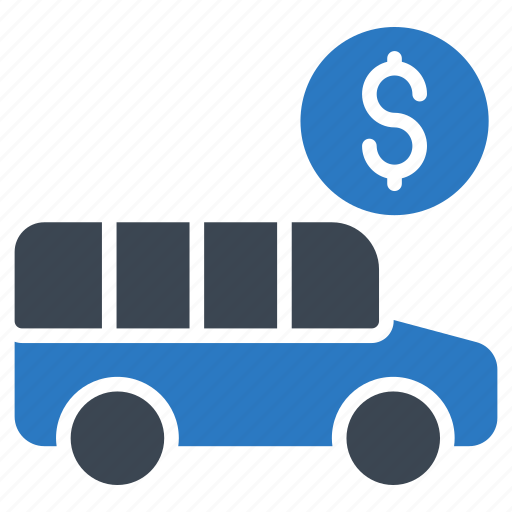 Automobile, currency, dollar, van, vehicle icon - Download on Iconfinder