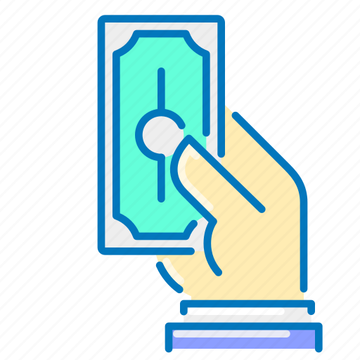 Cash, payment, hand, money icon - Download on Iconfinder