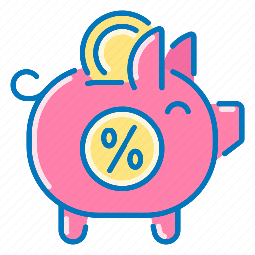 Deposit, interest, coin, piggy, bank icon - Download on Iconfinder