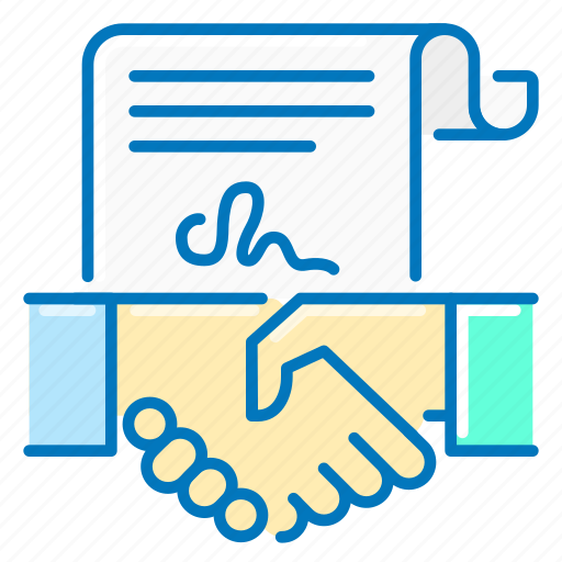 Financial, business, handshake, contract, document icon - Download on Iconfinder