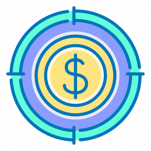Target, dollar, goal icon - Download on Iconfinder