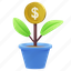 saving, interest, money plant, dollar plant, money growth, financial growth, business growth, investment, money 