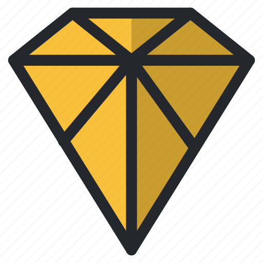 Diamond, finance, gem, gemstone, jewelry, stone, value icon - Download on Iconfinder
