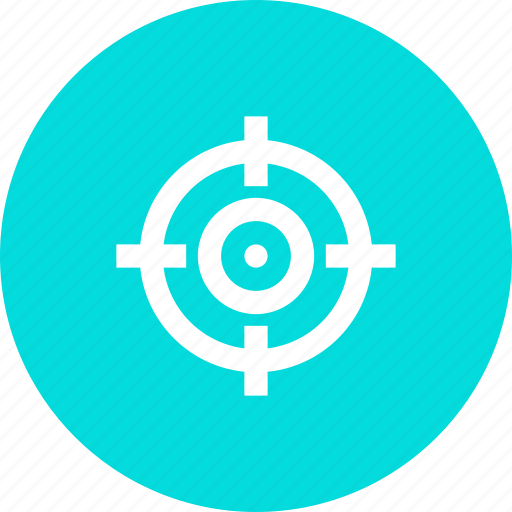 Aim, crosshair, focus, goal, hit, target icon - Download on Iconfinder