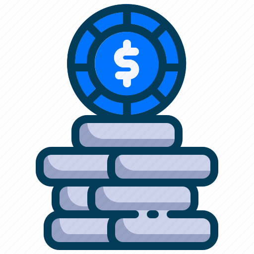 Accounting, banking, business, casino, chip, finance, gambling icon - Download on Iconfinder