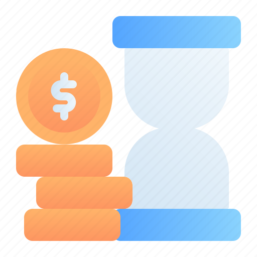 Accounting, banking, business, finance, hourglass, time is money, time management icon - Download on Iconfinder