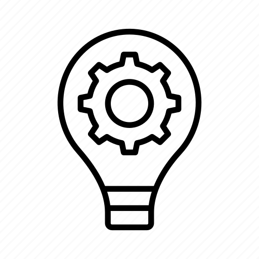 Bulb, idea, invention, setting, gear icon - Download on Iconfinder
