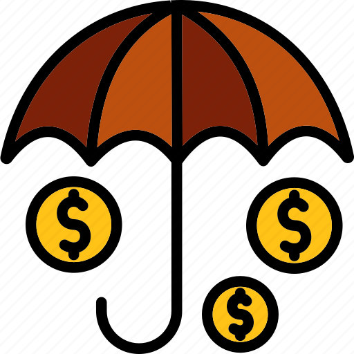 Dollar protection, dollar insurance, finance, investment, safe, security, umbrella protect icon - Download on Iconfinder