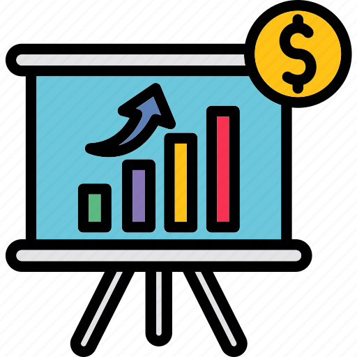 Investment chart, analytics, dollar, growth, income, investment, money statics icon - Download on Iconfinder