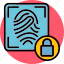 fingerprint security, biometric, fingerprint, identification, locker, finger scan, security lock 