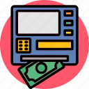 atm machine, atm, cash machine, money machine, money, withdraw, bank atm